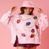 Christmas Sequins Long Sleeve Pullover Hoodie Women