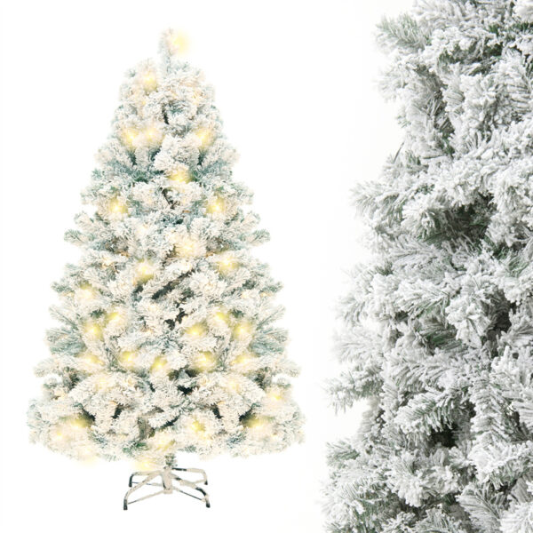 Christmas Tree PVC Artificial Snow Mall Window Decoration Cedar Supplies