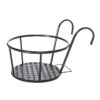 Chrome Black Metal Plant Pot Holder Outdoors Decoration Flower Chrome Black Metal Plant Pot Holder Outdoors Decoration Flower