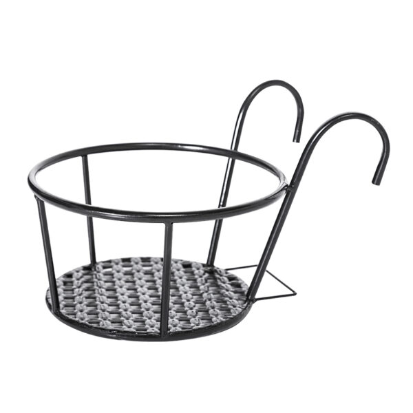 Chrome Black Metal Plant Pot Holder Outdoors Decoration Flower Chrome Black Metal Plant Pot Holder Outdoors Decoration Flower