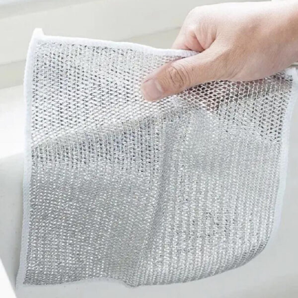 Cleaning Cloth Grid Oil-free Rag Kitchen Stove Dish Washing Pot Cleaning Cloth Grid Oil-free Rag Kitchen Stove Dish Washing Pot