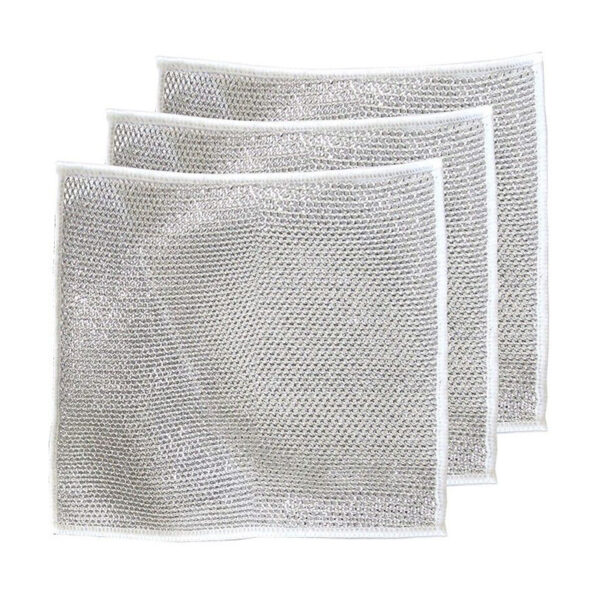 Cleaning Cloth Grid Oil-free Rag Kitchen Stove Dish Washing Pot Cleaning Cloth Grid Oil-free Rag Kitchen Stove Dish Washing Pot