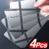 Compatible with Apple 4Pcs Full Cover Tempered Glass for 12 Pro Max