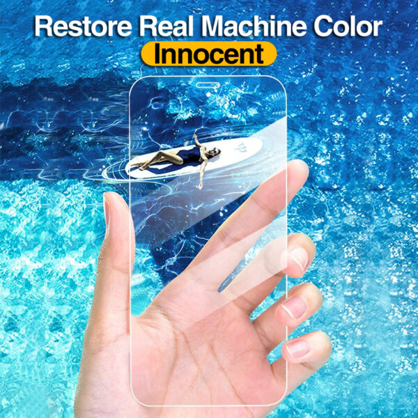 Compatible with Apple 4Pcs Full Cover Tempered Glass for 12 Pro Max