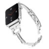 Compatible with Apple Iwatch Smart Watch 12345 D-shaped Metal Diamond