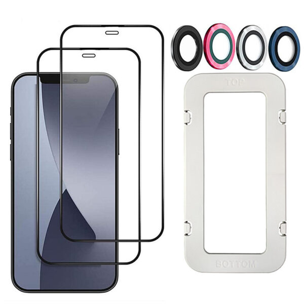 Compatible with Tempered Glass Screen Protector for 11 Pro Max 12 Mini