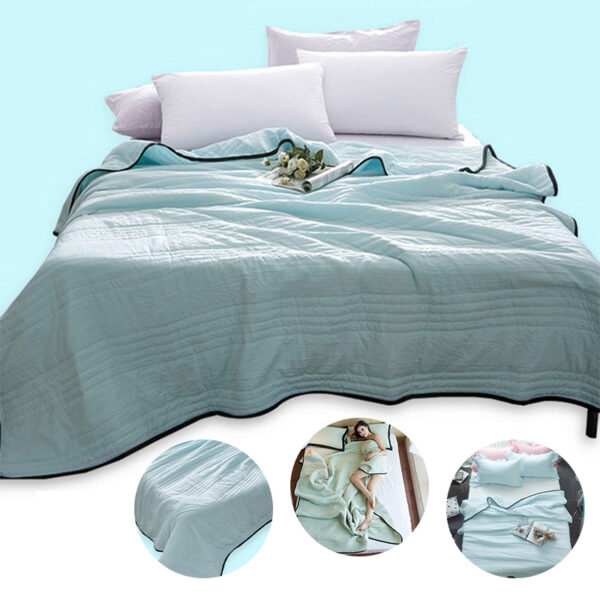Cooling Blankets Pure Color Summer Quilt Plain Cool Compressible Cooling Blankets Pure Color Summer Quilt Plain Cool Compressible