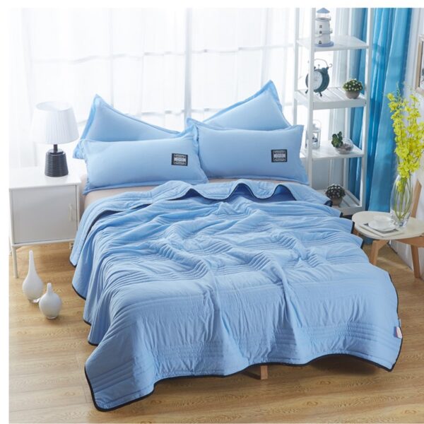 Cooling Blankets Pure Color Summer Quilt Plain Cool Compressible Cooling Blankets Pure Color Summer Quilt Plain Cool Compressible