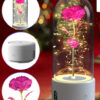 Creative 2 in 1 Rose Flowers LED Light and Bluetooth-compatible Speaker Creative 2 in 1 Rose Flowers LED Light and Bluetooth-compatible Speaker