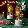 Creative 2 in 1 Rose Flowers LED Light and Bluetooth-compatible Speaker Creative 2 in 1 Rose Flowers LED Light and Bluetooth-compatible Speaker