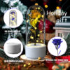 Creative 2 in 1 Rose Flowers LED Light and Bluetooth-compatible Speaker Creative 2 in 1 Rose Flowers LED Light and Bluetooth-compatible Speaker