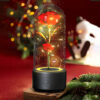 Creative 2 in 1 Rose Flowers LED Light and Bluetooth-compatible Speaker Creative 2 in 1 Rose Flowers LED Light and Bluetooth-compatible Speaker