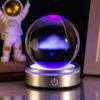 Creative 3D Inner Carving Luminous Crystal Ball Colorful Gradient Small Creative 3D Inner Carving Luminous Crystal Ball Colorful Gradient Small