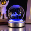 Creative 3D Inner Carving Luminous Crystal Ball Colorful Gradient Small Creative 3D Inner Carving Luminous Crystal Ball Colorful Gradient Small