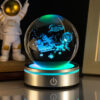 Creative 3D Inner Carving Luminous Crystal Ball Colorful Gradient Small Creative 3D Inner Carving Luminous Crystal Ball Colorful Gradient Small