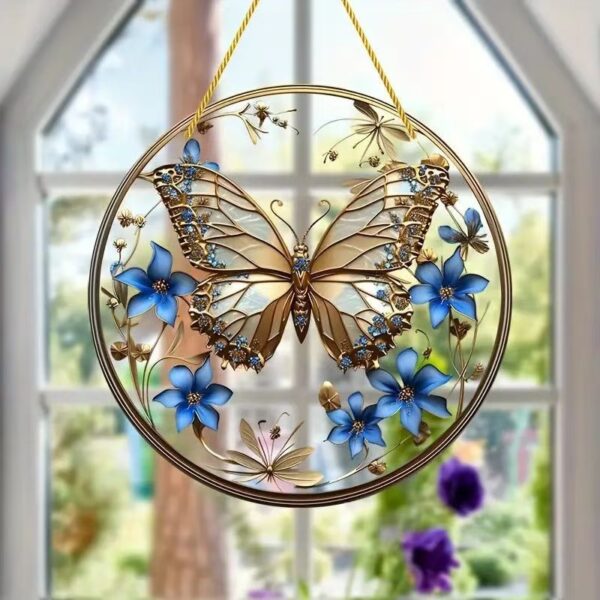 Creative Butterfly Theme Home Wall Decoration Acrylic Hanging Painting Creative Butterfly Theme Home Wall Decoration Acrylic Hanging Painting