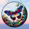Creative Butterfly Theme Home Wall Decoration Acrylic Hanging Painting Creative Butterfly Theme Home Wall Decoration Acrylic Hanging Painting