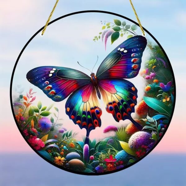 Creative Butterfly Theme Home Wall Decoration Acrylic Hanging Painting Creative Butterfly Theme Home Wall Decoration Acrylic Hanging Painting
