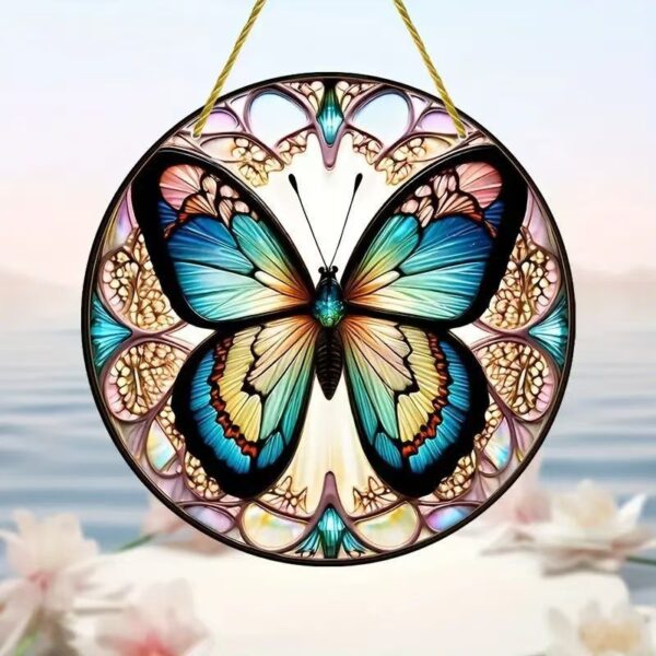 Creative Butterfly Theme Home Wall Decoration Acrylic Hanging Painting Creative Butterfly Theme Home Wall Decoration Acrylic Hanging Painting