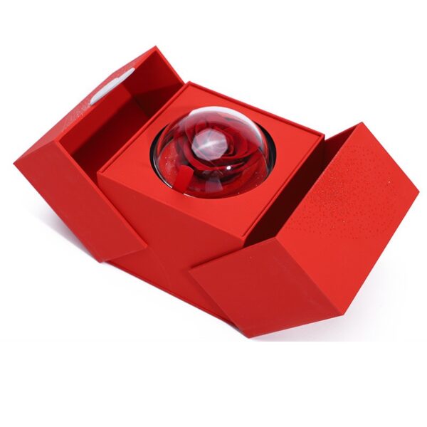 Creative Eternal Rose Box Soap Flower Jewelry Ring Necklace Storage Creative Eternal Rose Box Soap Flower Jewelry Ring Necklace Storage