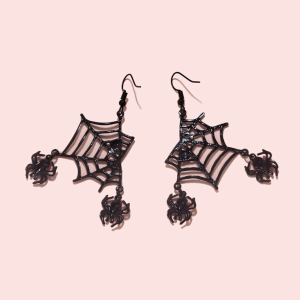 Creative Fashion Simple Niche Design Sense High-end Spider Web Earrings Creative Fashion Simple Niche Design Sense High-end Spider Web Earrings