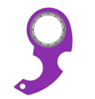 Creative Fidget Spinner Toy Keychain Hand Anti-anxiety Relieves Stress