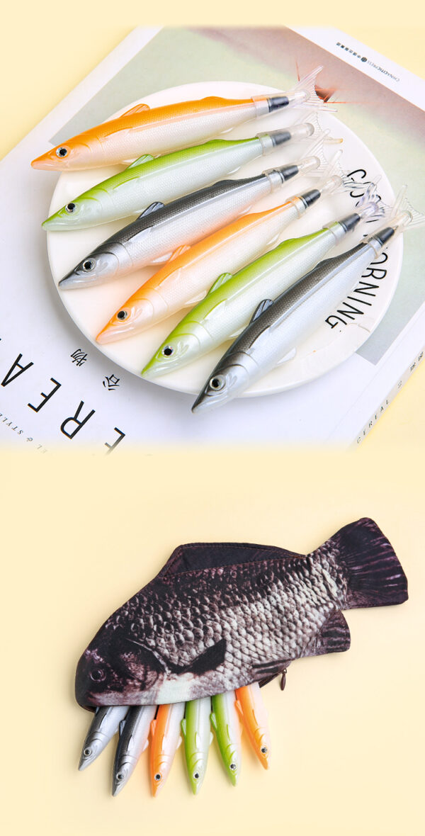 Creative Large Capacity Student Crucian Carp Pencil Case Creative Large Capacity Student Crucian Carp Pencil Case