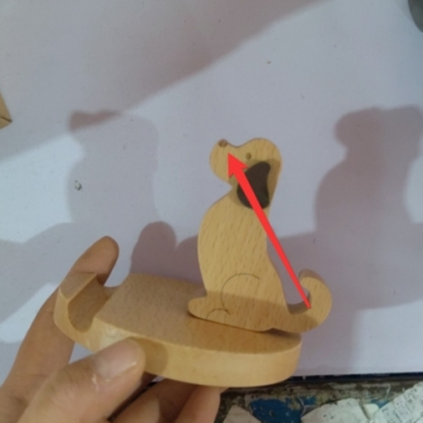 Creative Mobile Phone Toma Back with Coin Beech Wood Lazy Holder Custom Creative Mobile Phone Toma Back with Coin Beech Wood Lazy Holder Custom