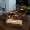 Creative Note Board LED Night Light USB Message Holiday with Pen Gift Creative Note Board LED Night Light USB Message Holiday with Pen Gift