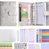 Creative Notebook Zipper Bag Macaron PU Leather Loose Spiral Creative Notebook Zipper Bag Macaron PU Leather Loose Spiral