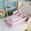 Crib Anti-pressure Newborn Foldable Portable Middle Bed Baby Infant Crib Anti-pressure Newborn Foldable Portable Middle Bed Baby Infant