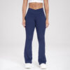 Cross Waist Side Pocket Leisure Sports Bell-bottom Pants Slim Fit Yoga Cross Waist Side Pocket Leisure Sports Bell-bottom Pants Slim Fit Yoga