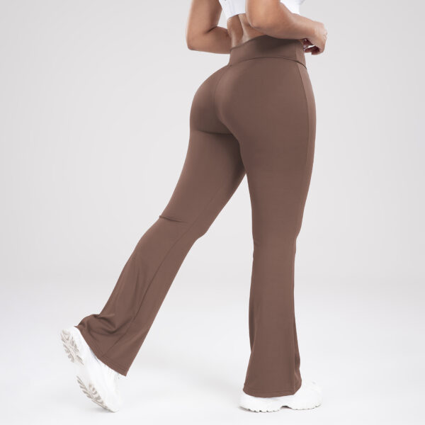 Cross Waist Side Pocket Leisure Sports Bell-bottom Pants Slim Fit Yoga Cross Waist Side Pocket Leisure Sports Bell-bottom Pants Slim Fit Yoga