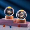 Crystal Ball 3D Inner Carved Solar System Glowing Night Lights Warm Crystal Ball 3D Inner Carved Solar System Glowing Night Lights Warm