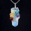 Crystal Column Tree of Life Winding Pendant Necklace Crystal Column Tree of Life Winding Pendant Necklace