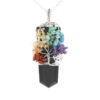 Crystal Column Tree of Life Winding Pendant Necklace Crystal Column Tree of Life Winding Pendant Necklace
