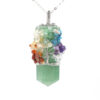 Crystal Column Tree of Life Winding Pendant Necklace Crystal Column Tree of Life Winding Pendant Necklace