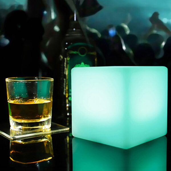 Cube Restaurant Atmosphere Table Lamp Luminous Square Decorative Cube Restaurant Atmosphere Table Lamp Luminous Square Decorative