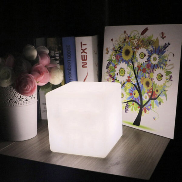 Cube Restaurant Atmosphere Table Lamp Luminous Square Decorative Cube Restaurant Atmosphere Table Lamp Luminous Square Decorative