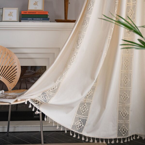 Curtain American Crochet Mesh Finished Product Curtain American Crochet Mesh Finished Product