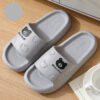Cute Cartoon Bear Slippers for Women Summer Indoor Thick-soled Non-slip Cute Cartoon Bear Slippers for Women Summer Indoor Thick-soled Non-slip