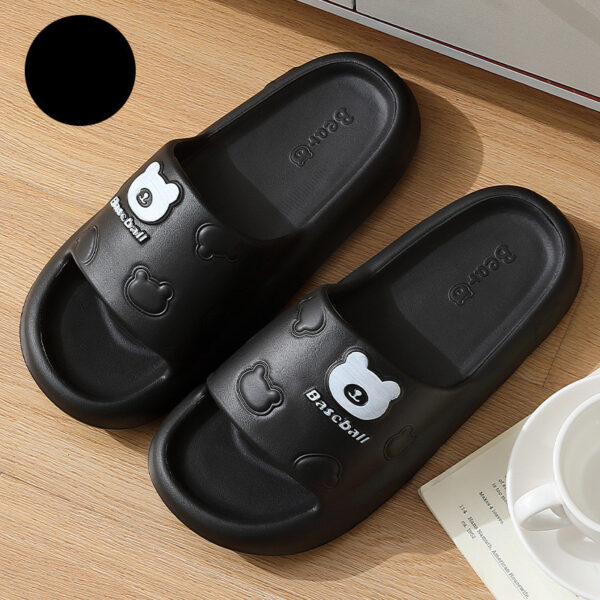 Cute Cartoon Bear Slippers for Women Summer Indoor Thick-soled Non-slip Cute Cartoon Bear Slippers for Women Summer Indoor Thick-soled Non-slip