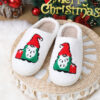 Cute Cartoon Santa Claus Home Slippers Couple Indoor Floor Bedroom