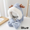 Cute Deer Hat Women Plush Rabbit Ear Funny Lolita Sweet Kawaii Winter