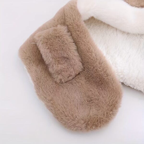 Cute Deer Hat Women Plush Rabbit Ear Funny Lolita Sweet Kawaii Winter