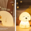 Cute Duck LED Night Light USB Rechargeable Nightlights Silicone Lamp