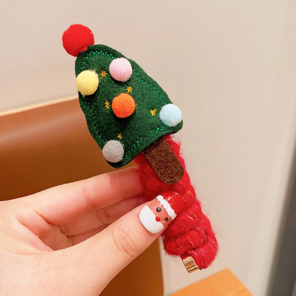 Cute Girls Elastic Rubber Band Christmas Children Telephone Wire Hair