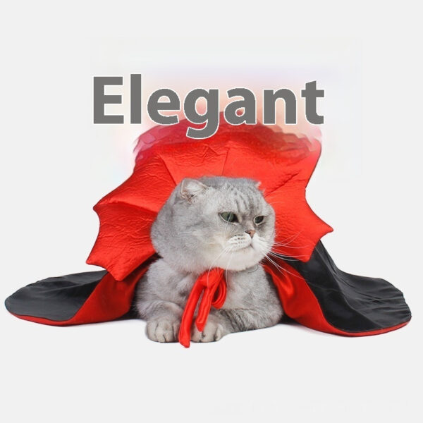 Cute Halloween Pet Costumes Cosplay Vampire Cloak for Small Dog Cat Cute Halloween Pet Costumes Cosplay Vampire Cloak for Small Dog Cat