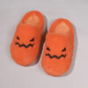 Cute Halloween Pumpkin Slippers Winter Warm Plush Bedroom Floor Home