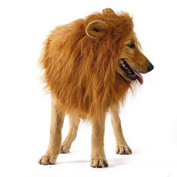 Cute Pet Cosplay Clothes Transfiguration Costume Lion Mane Winter Warm Cute Pet Cosplay Clothes Transfiguration Costume Lion Mane Winter Warm
